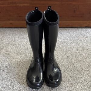 Black Tall Rain Boots